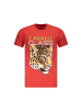 cavalli CLASS Rot Baumwolle Herren T-Shirt