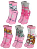 Paw Patrol 5er Pack Paw Patrol Socken Sneaker Söckchen in rosa
