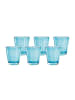 LEONARDO 6er Set Trinkgläser Burano 330 ml in blau