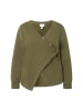 Ulla Popken Sweatjacke in oliv