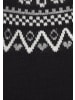 LASCANA Norwegerpullover in schwarz