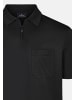 Ragman Poloshirt Basic in Weiß / schwarz
