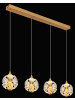 Globo lighting Hängeleuchte "VIRINA" in goldfarben