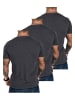 Amaci&Sons 3er-Pack T-Shirts 3. LANCASTER in (3x Anthrazit)