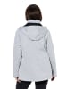 Ulla Popken Softshelljacke in hellgrau mélange