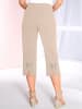 Sieh an! Capri-Hose in beige