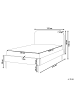 Beliani Doppelbett FLAYAT in Grau/Gold - (W) 133 x (H) 109 x (L) 215 cm