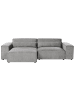 Beliani Ecksofa HELLNAR in Grau - (W) 262 x (H) 70 x (L) 176 cm rechtsseitig