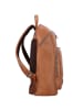 Plevier Rock Amaril Business-Rucksack Leder 43 cm Laptopfach cognac