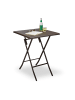 relaxdays Gartentisch Bastian in Braun - (B)61,5 x (H)74 x (T)61,5 cm