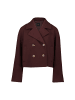 Zero  Jacke in Wolloptik in Palazzo