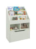 HOMCOM Kinder Bücherregal Hellgrün