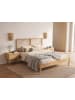Beliani Doppelbett SEPHOS in Braun - (W) 187 x (H) 115 x (L) 208 cm