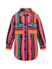 myMo KIDS Mädchen Hemdjacke in Mehrfarbig Neon Pink
