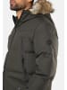 Threadbare Winterjacke THB Jacket Renfield Longline Padded in Khaki