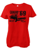 Camaro Shirt "Ss 1969 Girly Tee" in Rot
