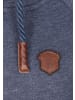 naketano Sweat Kapuzenjacke Brazzo Indigo Blue Melange
