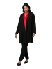 Ulla Popken Blusenjacke in schwarz