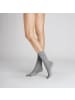 Hudson Socken Relax Cotton druckfreier Bund in Silber