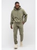 Tom Barron Trainingsanzug Tom Barron Tracksuit With Fleece Fabric Patch Logo in khaki
