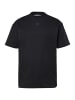 STHUGE Kurzarm T-Shirt in schwarz