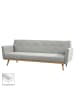 home24 Schlafsofa Posen in Lichtgrau