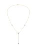 Alexander York Kette Y-Design ZIRKONIA in Gold aus 925 Sterling Silber