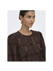 JDY Halbarmbluse in chocolate brown