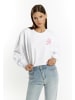 myMo Sweatshirt Cropped in Weiss