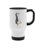 Mr. & Mrs. Panda Kaffeebecher Pinguin mHerzieren ohne Spruch in Weiß