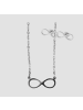 Adeliás Damen Halskette mit Anhänger – Unendlichkeitszeichen aus Edelstahl in silber