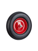 relaxdays 4x Schubkarrenrad in Schwarz/ Rot - 4.80 4.00-8