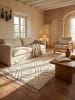KADIMA DESIGN Langflor-Teppich für Fußbodenheizung TALLA boho Wohnzimmer Diele in Creme