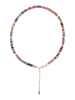 usha FESTIVAL Women Necklace With Lobster Clasp in Gold Pink Multicolor