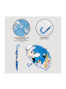 Sonic Kinder Regenschirm Transparent Ø 71 cm – Ringgriff