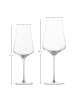 Zwiesel Glas 4er Set Bordeaux- und Weißweingläser Duo in Transparent – in transparent