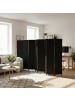 relaxdays Paravent in Schwarz - (B)320 x (H)170 cm