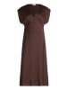 Vera Mont Abendkleid mit V-Ausschnitt in rostbraun