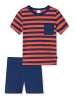 Schiesser Pyjama Boys World Organic Cotton in orange