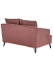 Beliani 2-Sitzer Sofa HOBRO in Rot/Schwarz - (W) 147 x (H) 87 x (L) 85 cm