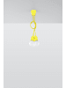 Nice Lamps Hängleuchte RENE 3 in Gelb mit dem longen PVC-Kabel Minimalistisch E27 NICE LAMS