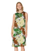 MADELEINE Ärmelloses Kleid mit Blumenmuster in hellgrün / multicolor