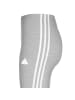 adidas Performance Leggings Future Icons 3-Stripes in grau / weiß