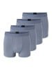 Schiesser Trunk Rib Essentials in blaugrau