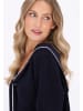 DreiMaster Maritim Cardigan in navy offwhite