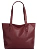 Cluty Shopper Solerino echt Leder in rot