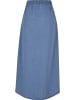 Urban Classics Maxi Skirts in skyblue washed