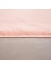 KADIMA DESIGN Hochflor Teppich Badezimmer waschmaschinenwaschbar Unifarben in Rosa