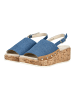 ara Sandalen in Blau/Braun