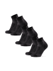 DANISH ENDURANCE Wandersocken Merino Hiking Low in schwarz